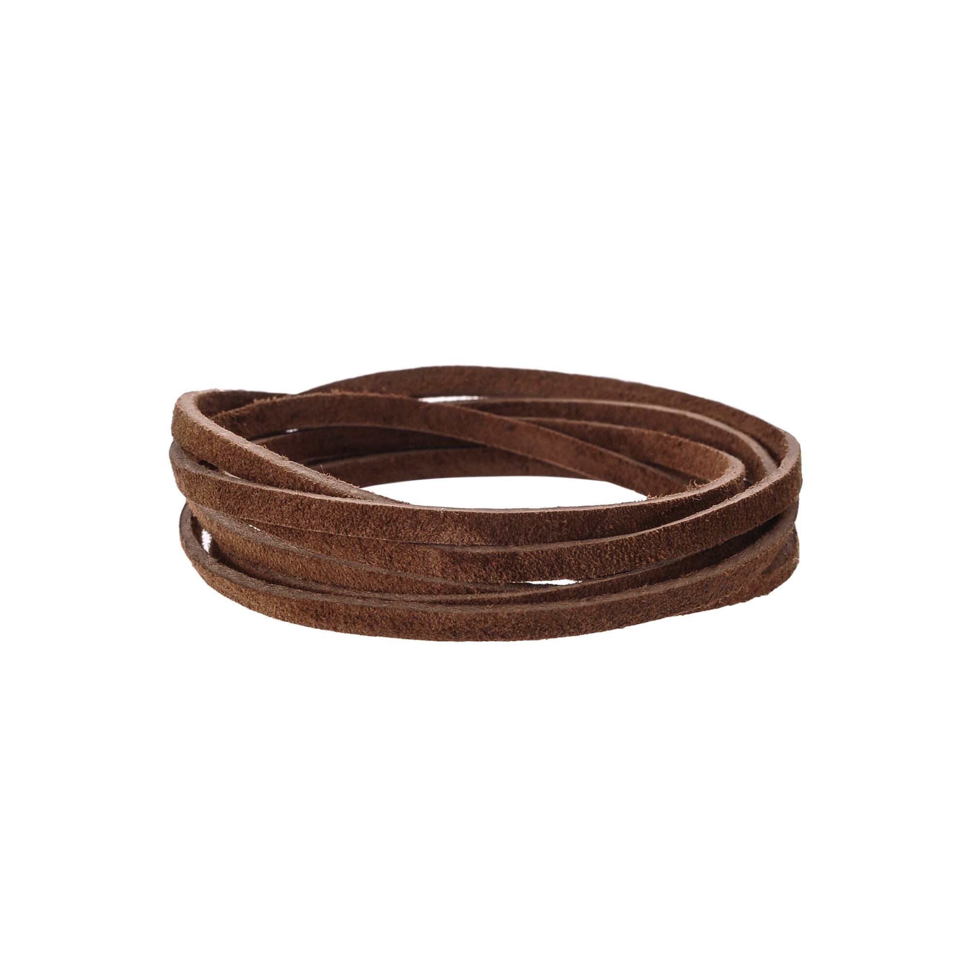 3.1mm Brown Flat Suede Lace by Bead Landing™